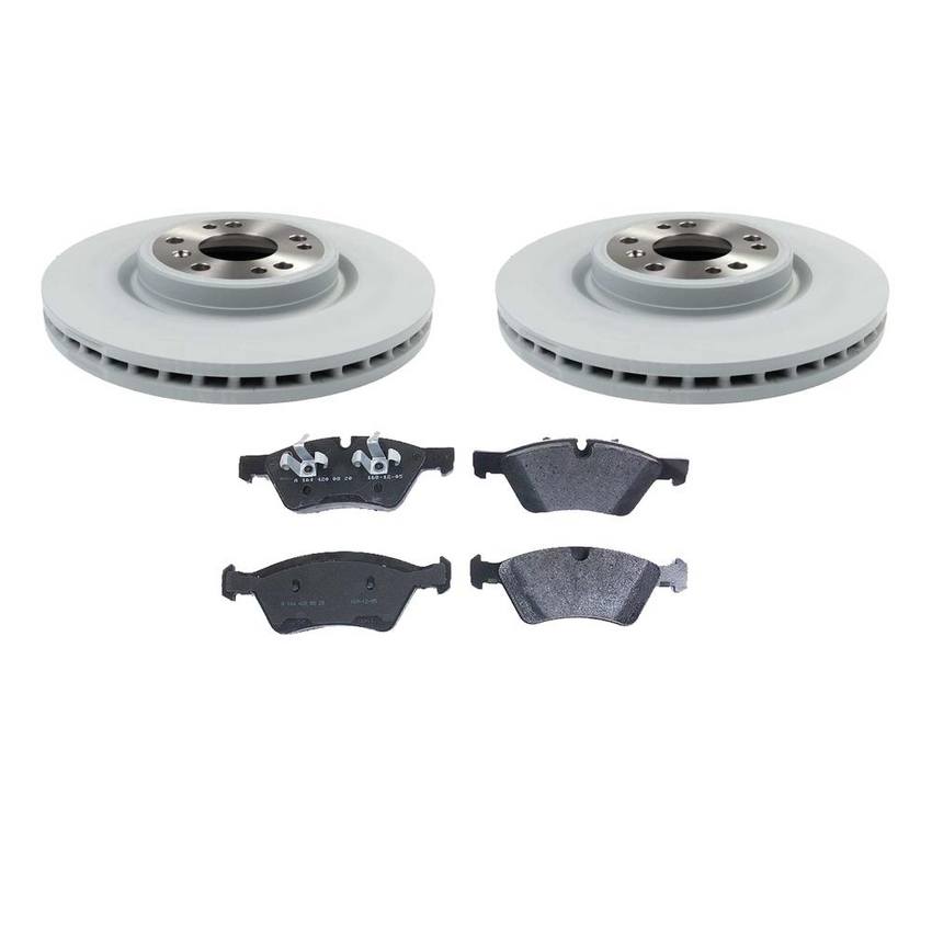 Mercedes Disc Brake Pad and Rotor Kit - Front (330mm) 164420222064